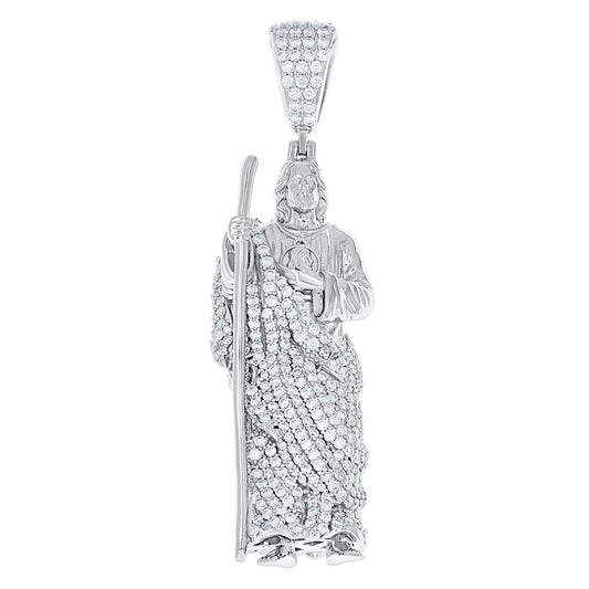 925 Sterling Silver Moissanite Pendant