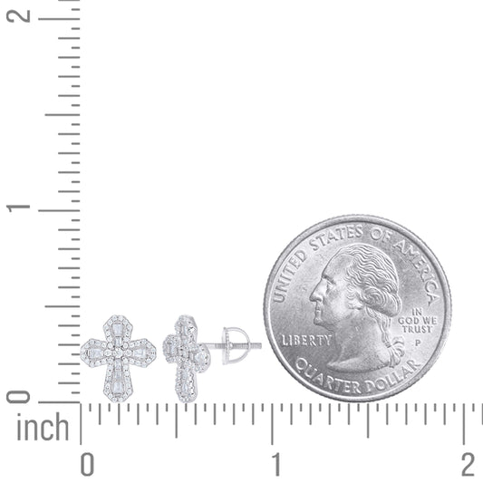 925 Sterling Silver Moissanite Earring