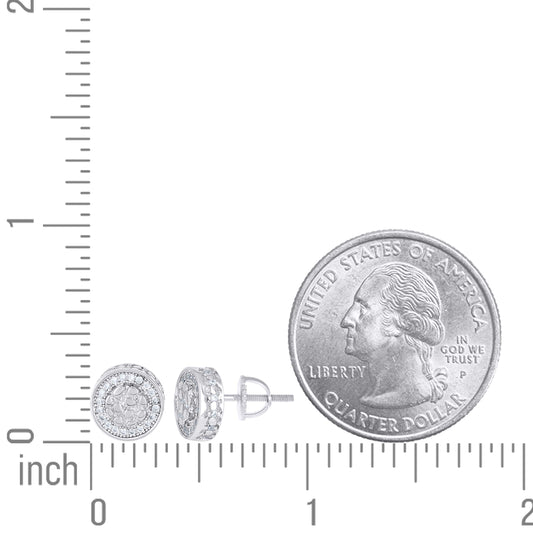 925 Sterling Silver Moissanite Earring