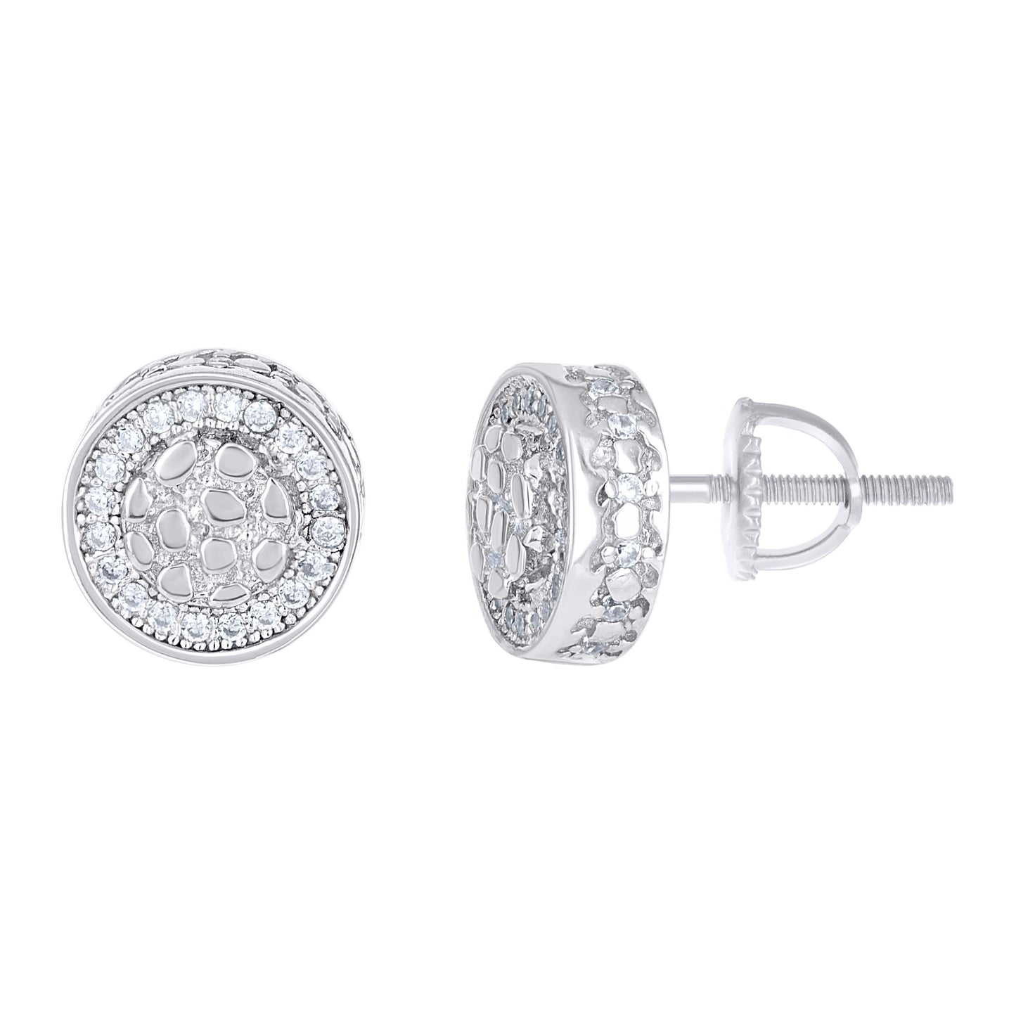 925 Sterling Silver Moissanite Earring