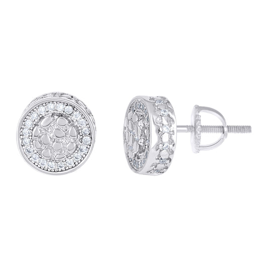925 Sterling Silver Moissanite Earring