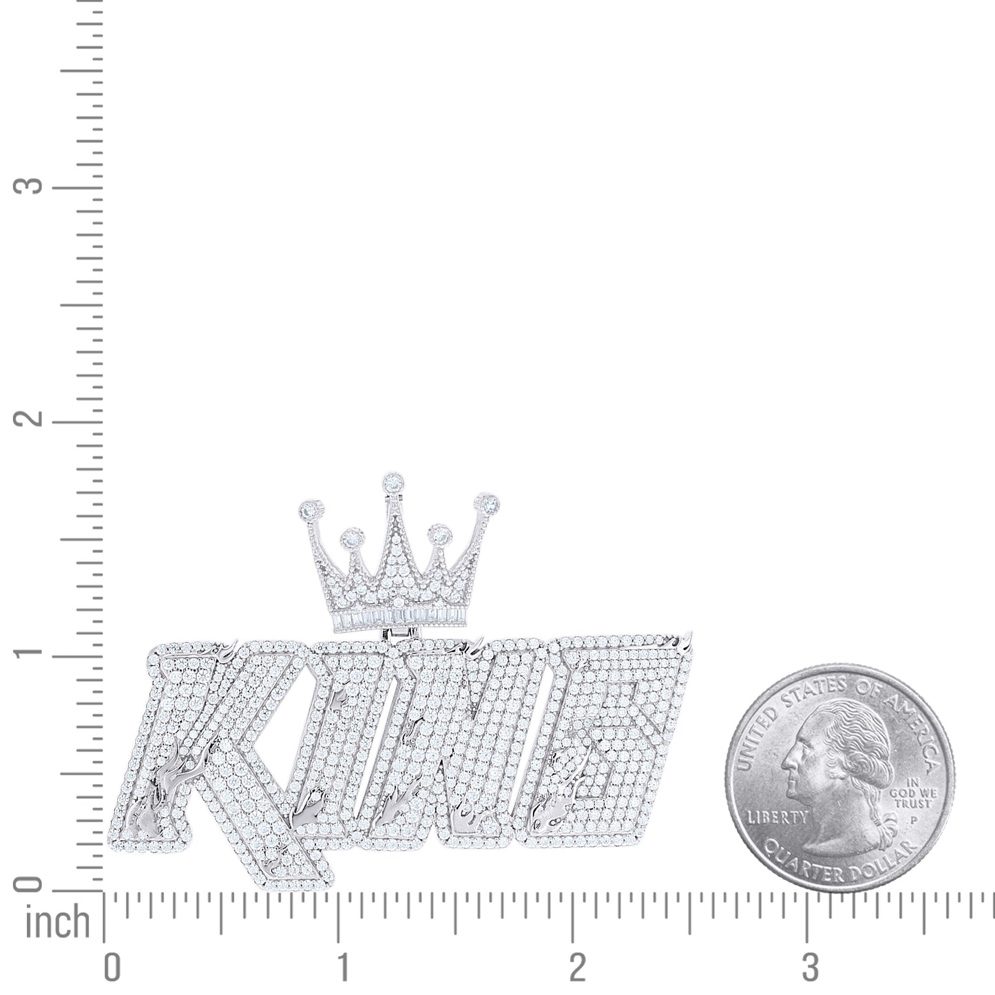 925 Sterling Silver Cz Pendant