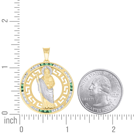 14Kt Gold Cz Pendant