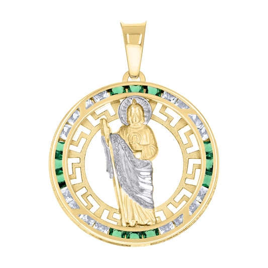 14Kt Gold Cz Pendant