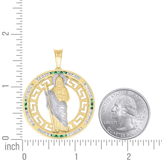14Kt Gold Cz Pendant