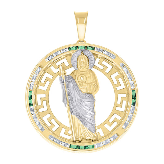 14Kt Gold Cz Pendant