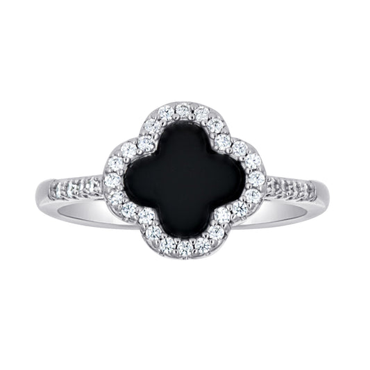 925 Sterling Silver Cz 10mm Ring S5