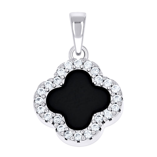 925 Sterling Silver Cz Pendant 13mm