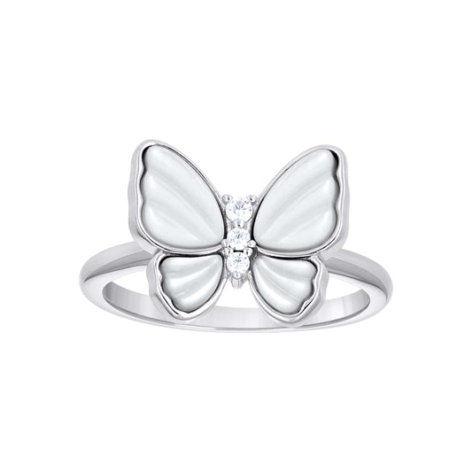 925 Sterling Silver Cz Ring S5