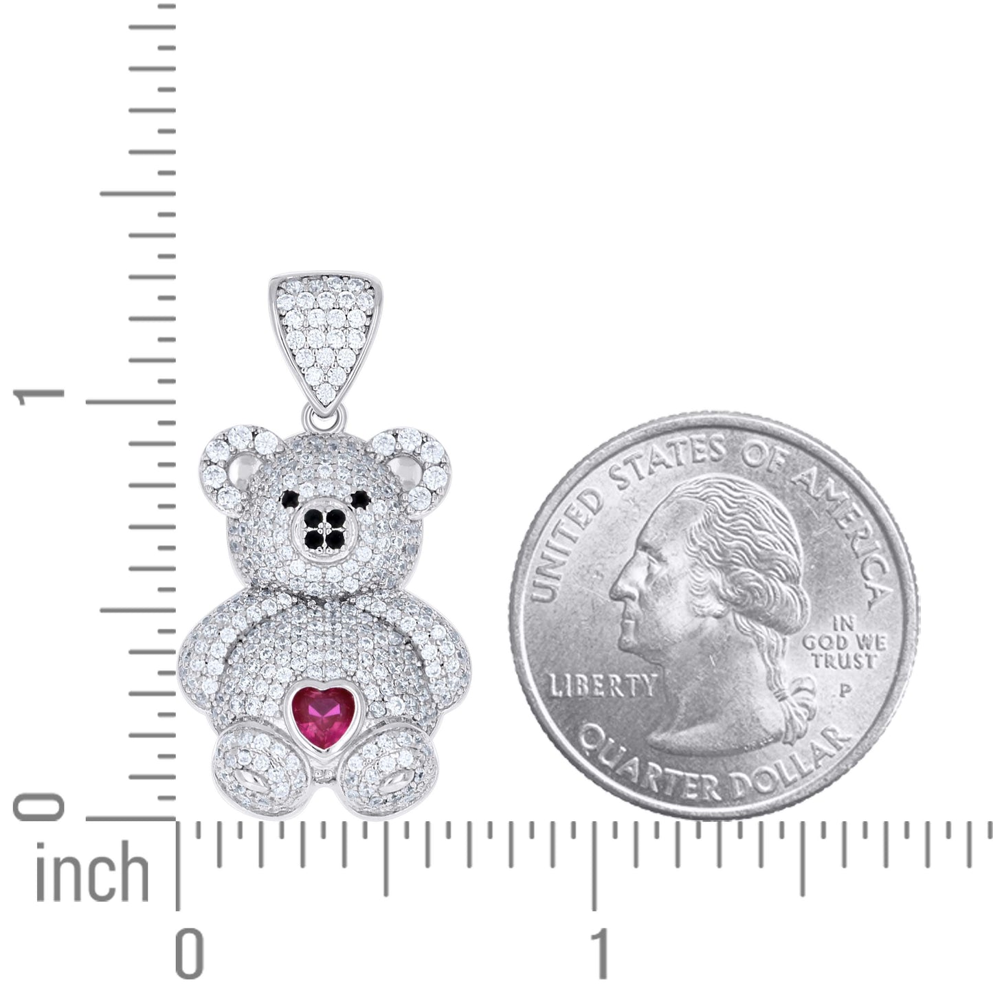 925 Sterling Silver Cz Pendant