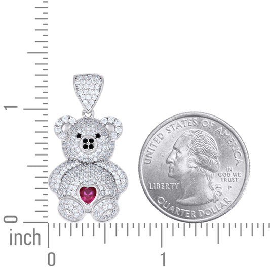 925 Sterling Silver Cz Pendant