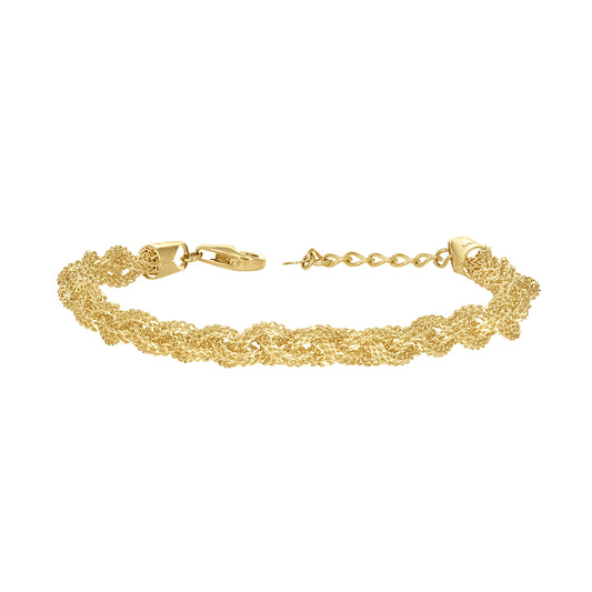 14Kt Gold Bracelet 8"(7"+1")
