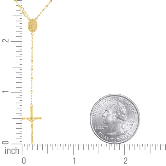 925 Sterling Silver Rosary 3mm