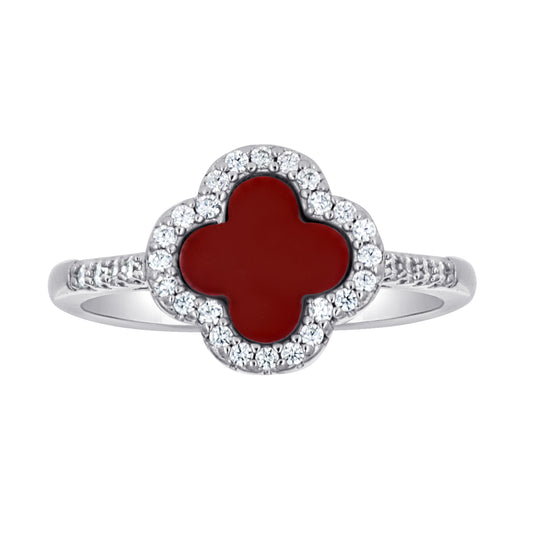 925 Sterling Silver Cz 10mm Ring S5