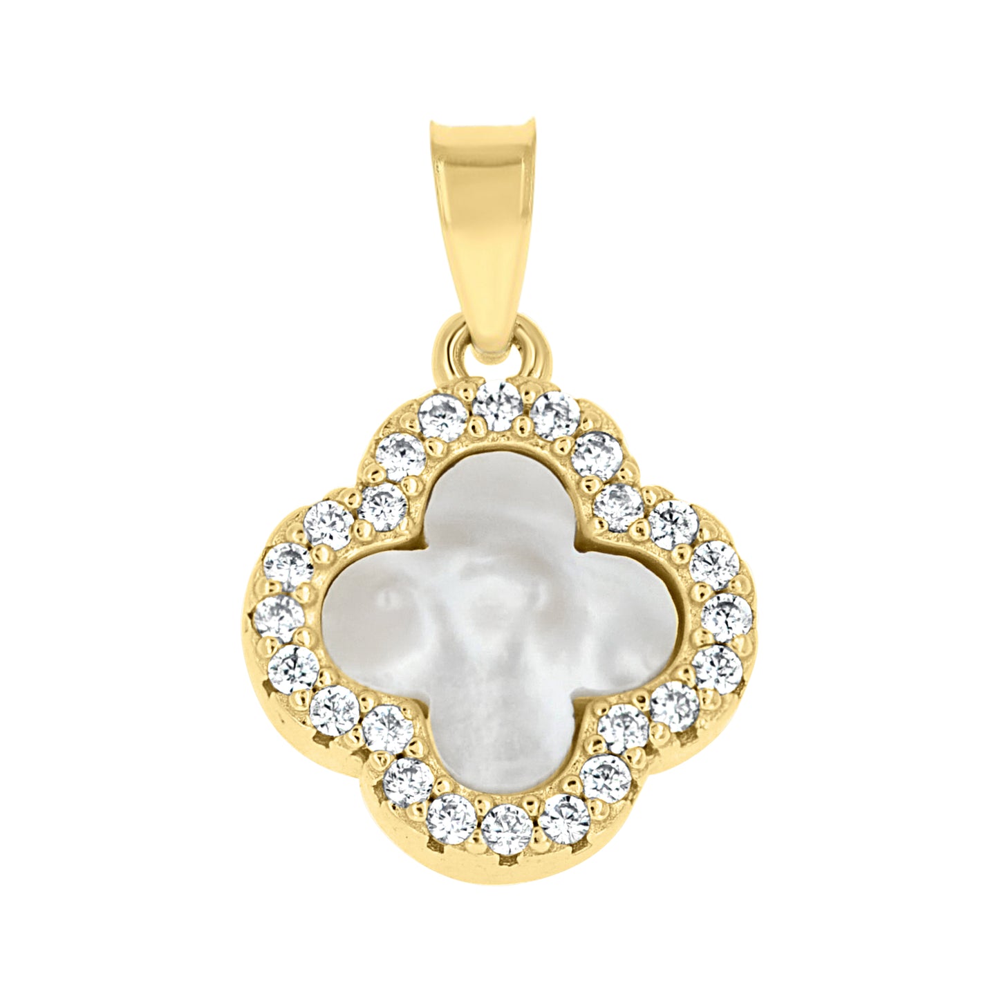 925 Sterling Silver Cz Pendant 13mm
