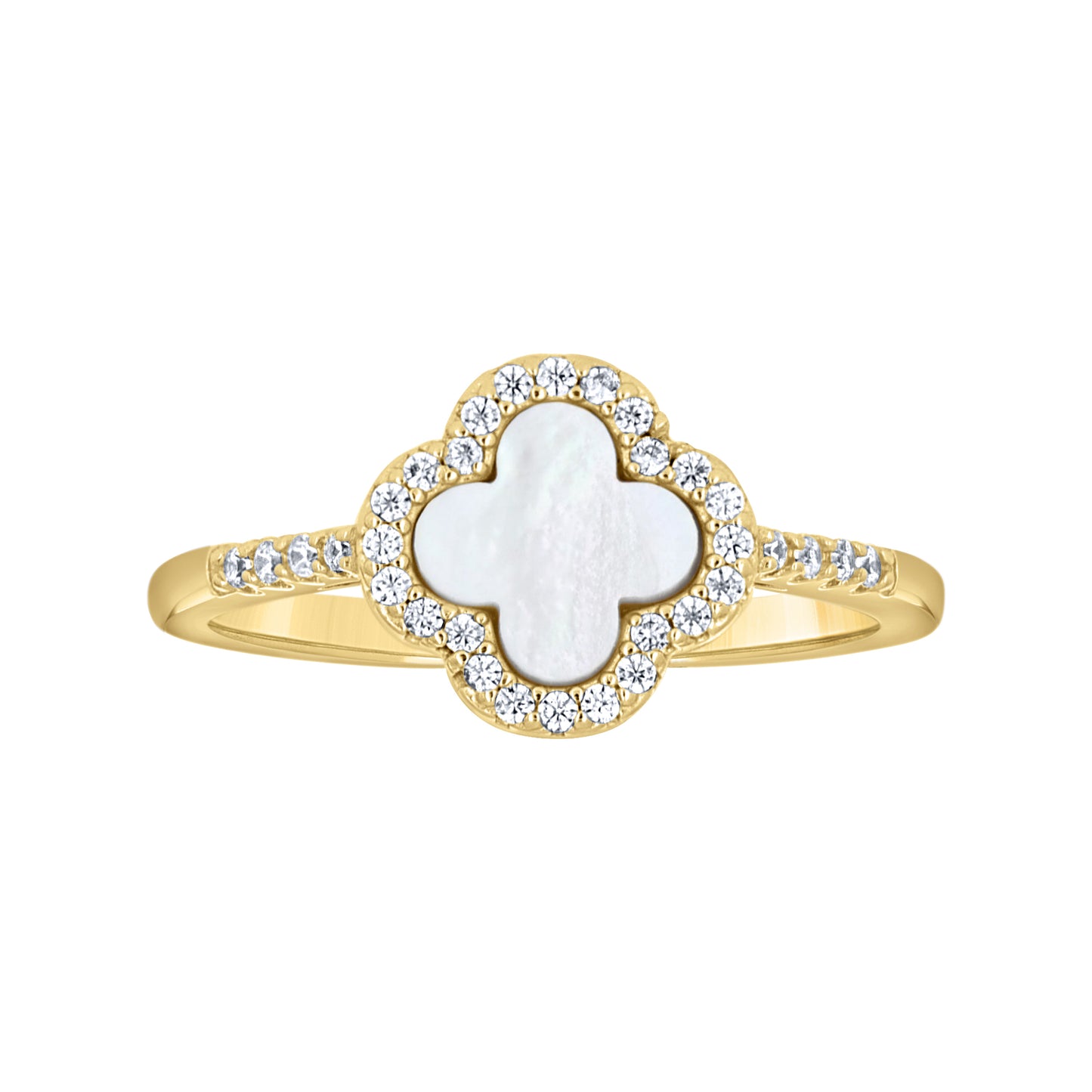 925 Sterling Silver Cz 10mm Ring S5