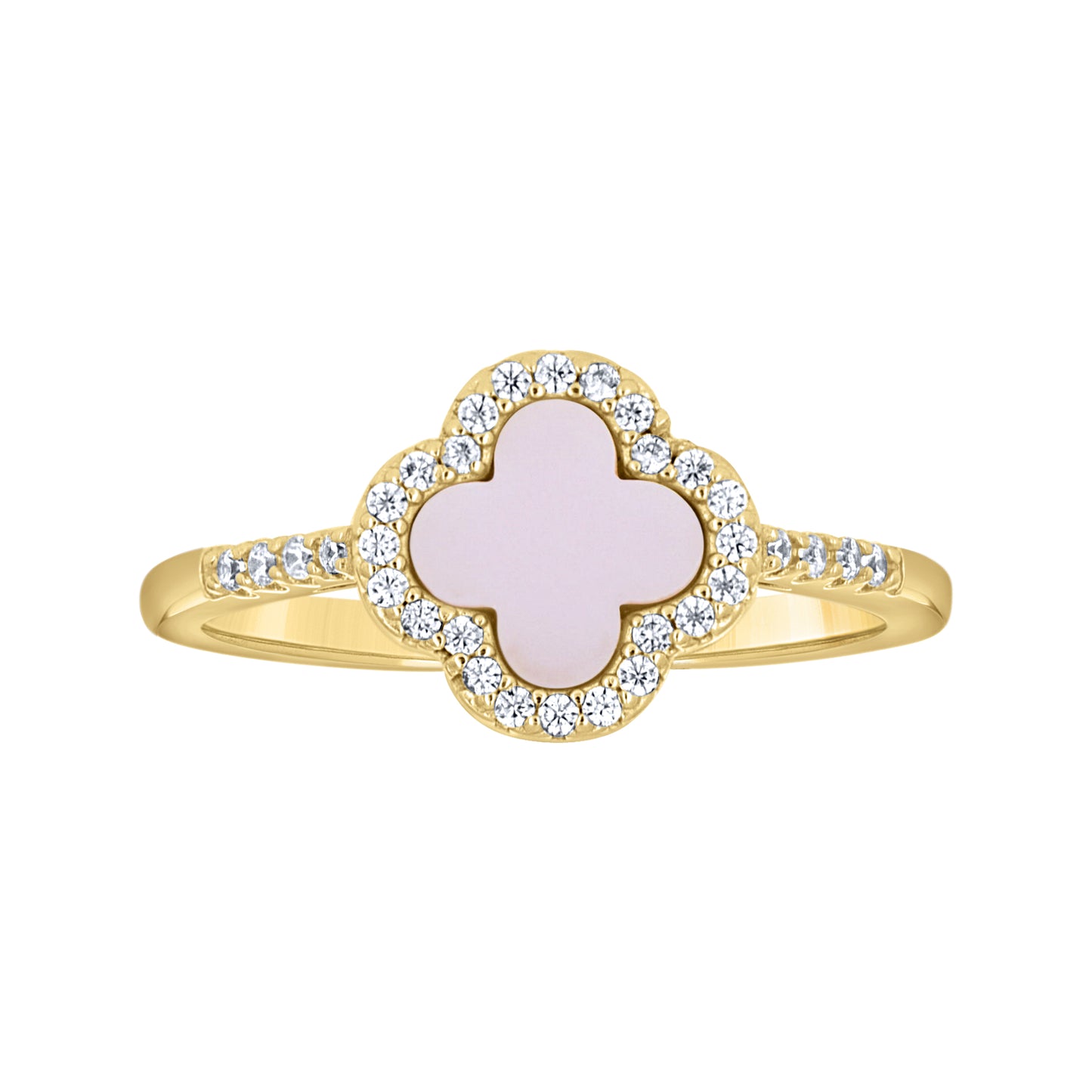 925 Sterling Silver Cz 10mm Ring S5