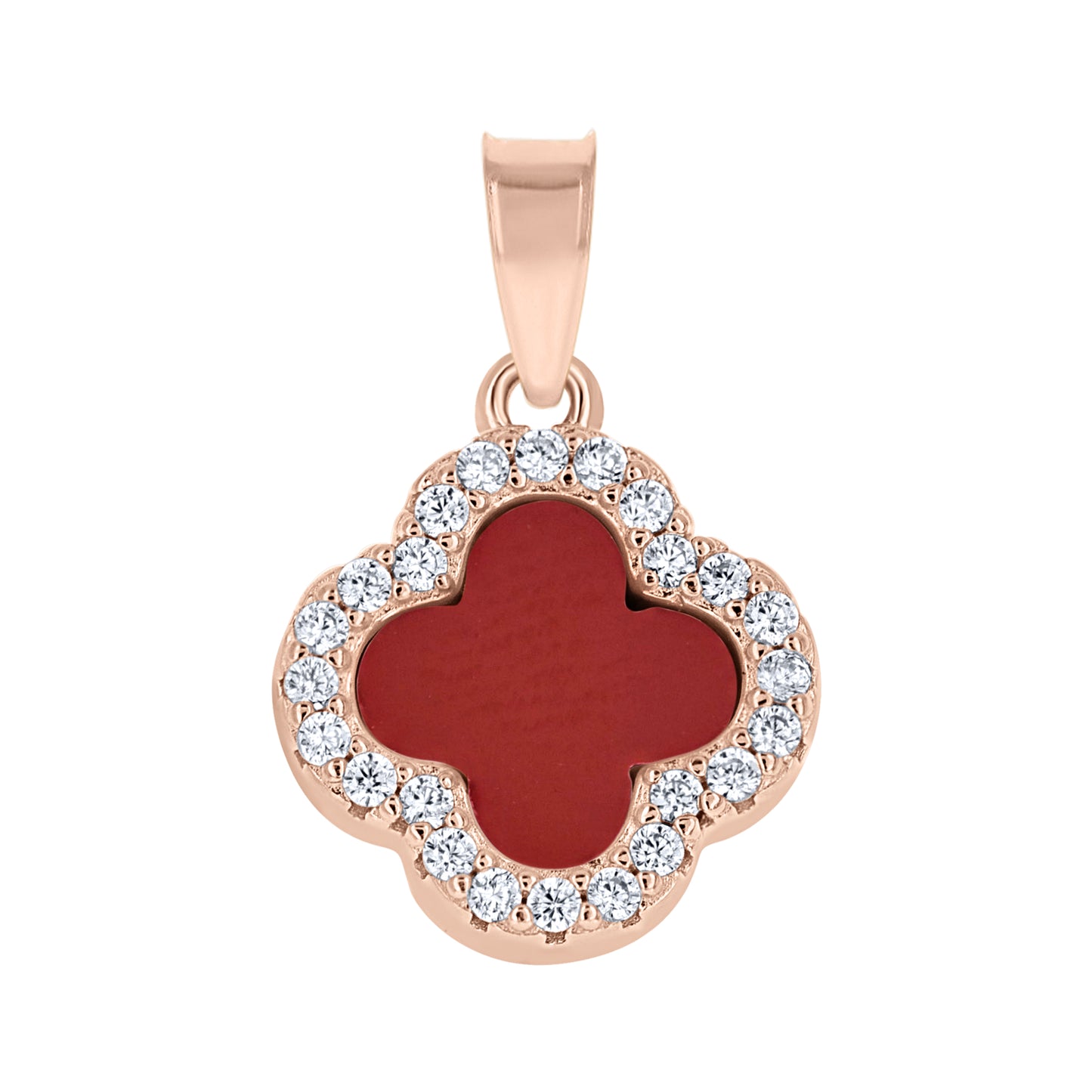 925 Sterling Silver Cz Pendant 13mm