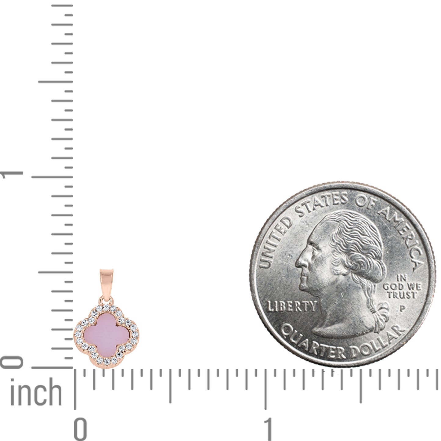925 Sterling Silver Cz Pendant 13mm