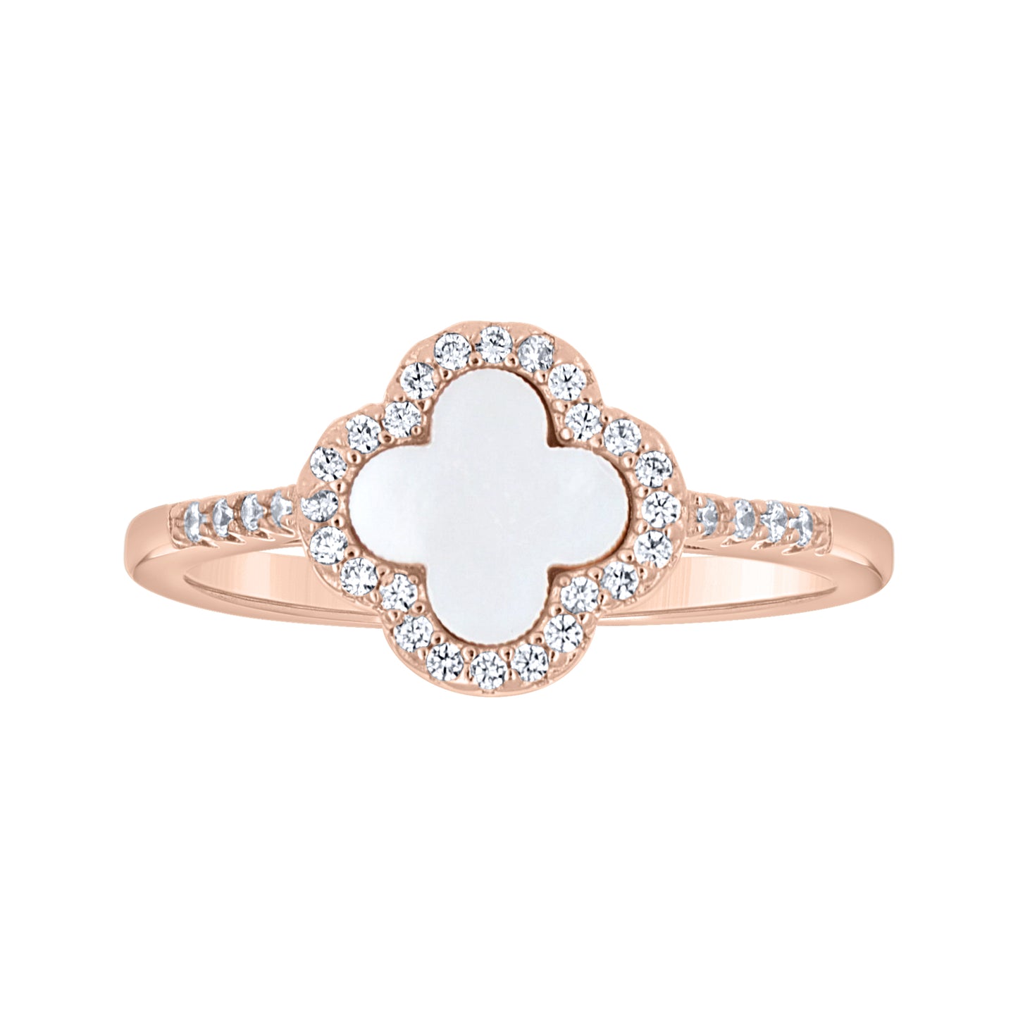 925 Sterling Silver Cz 10mm Ring S5