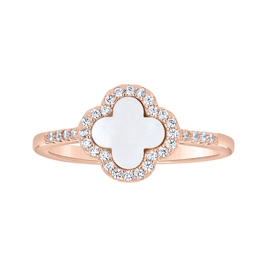 925 Sterling Silver Cz 10mm Ring S5