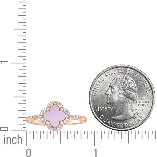 925 Sterling Silver Cz 10mm Ring S5