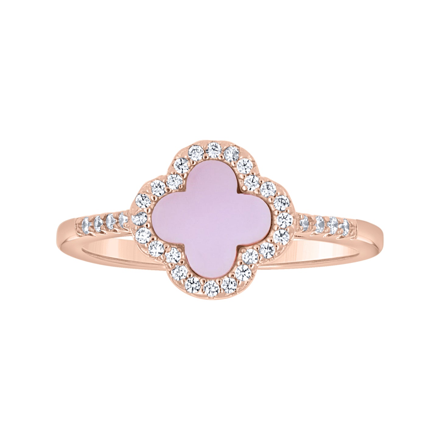 925 Sterling Silver Cz 10mm Ring S5