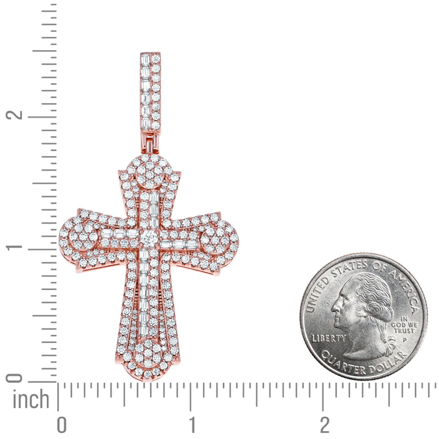 925 Sterling Silver Moissanite Pendant