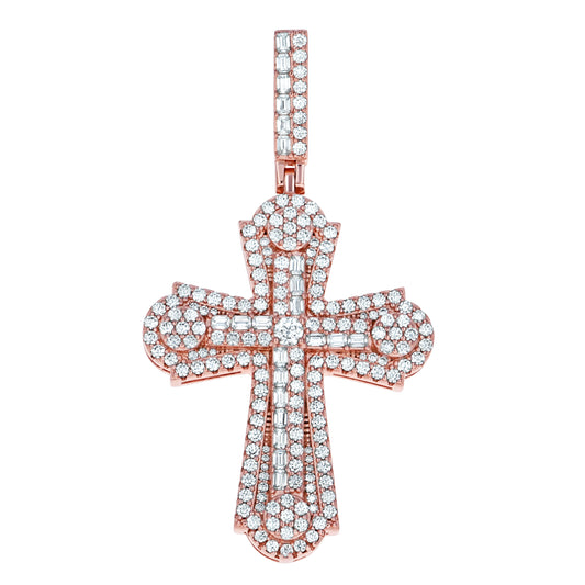 925 Sterling Silver Moissanite Pendant