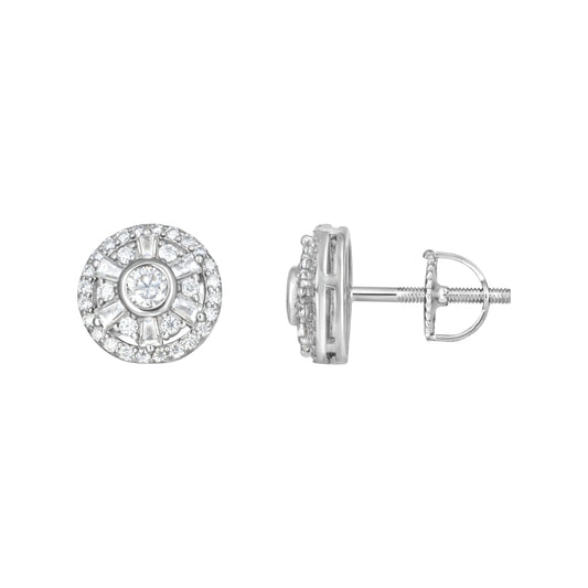 925 Sterling Silver Moissanite Earrings