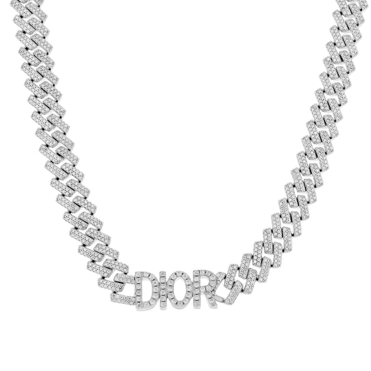 925 Sterling Silver Moissanite Chain 10mm