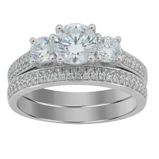 925 Sterling Silver Cz Rings S6
