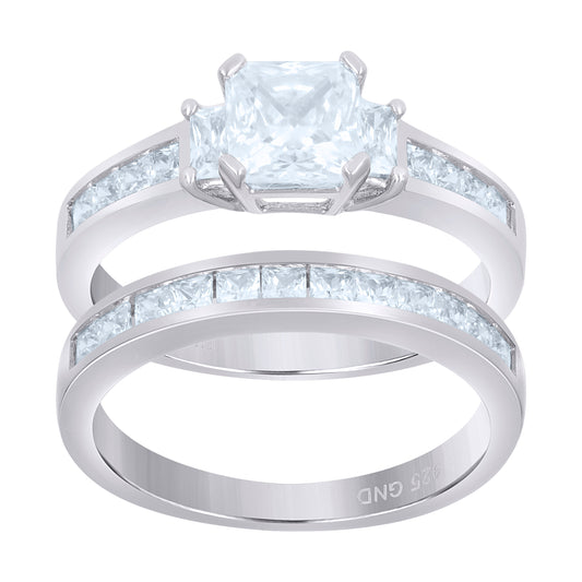 925  Sterling Silver Cz Ring S6