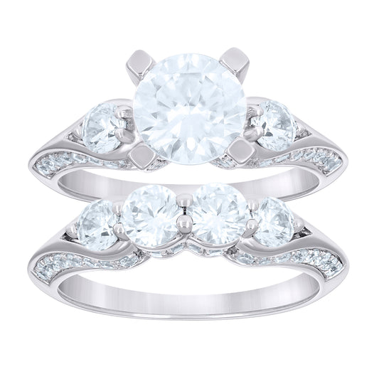 925 Sterling Silver Cz Ring S6