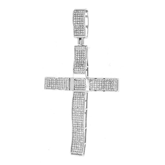 925 Micro-Pave Cross