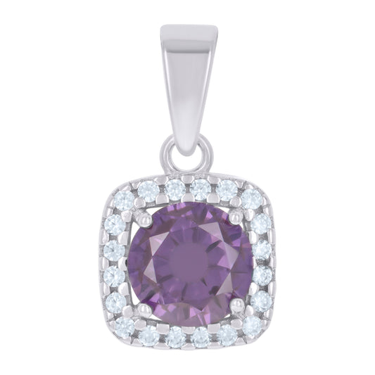 925 Sterling Silver Cz Pendant