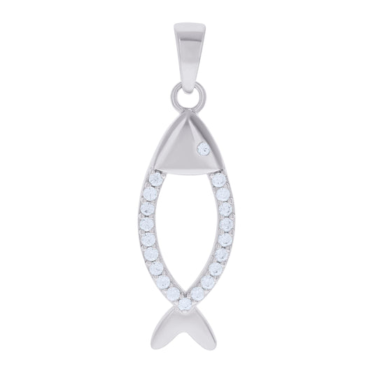 925 Sterling Silver Cz Pendant