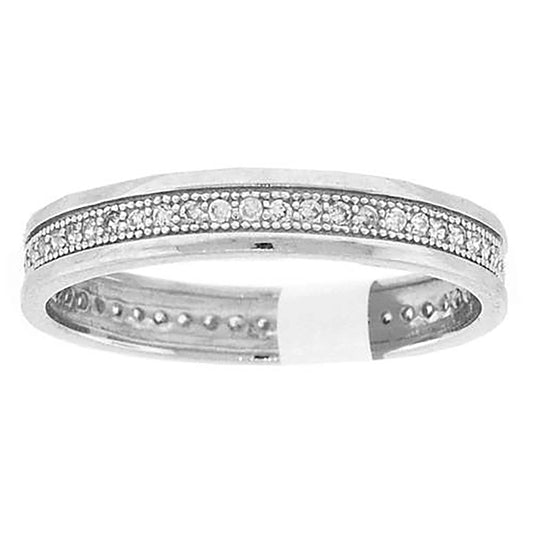 925 Micro-Pave Ring-Sz6