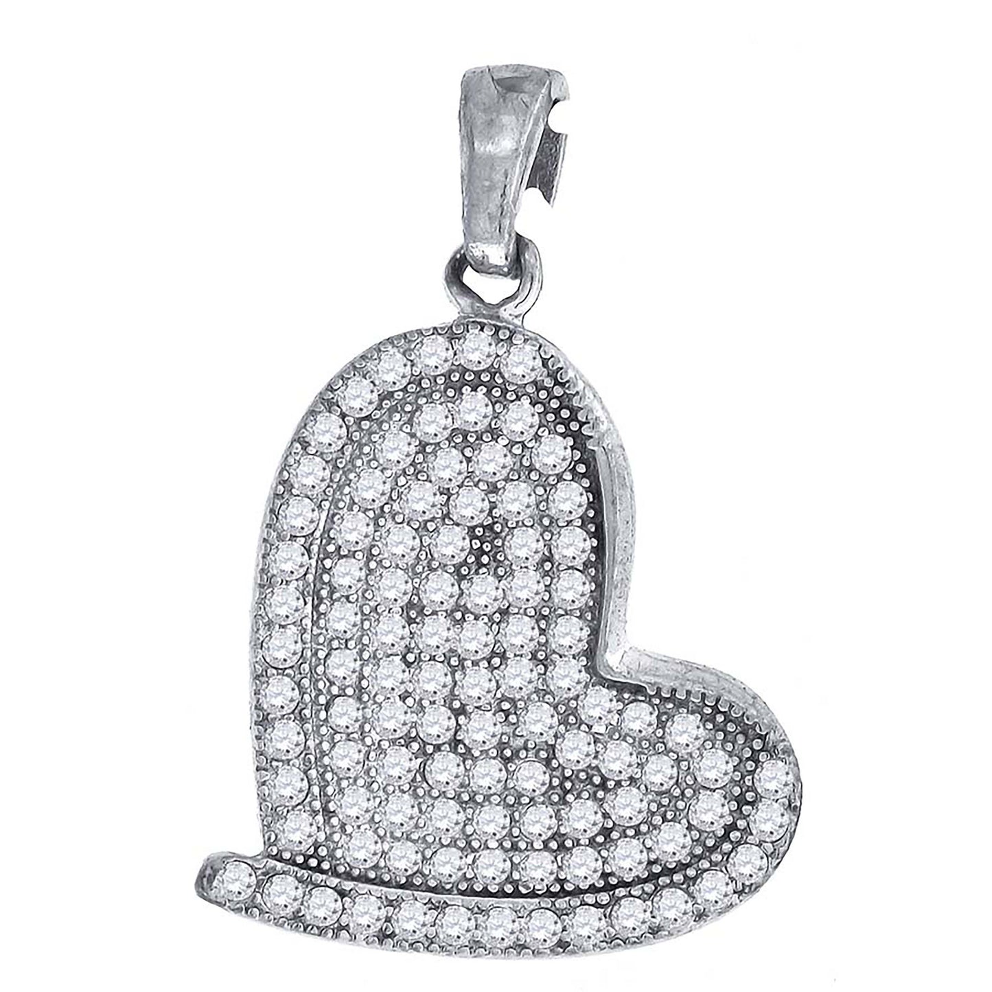 925 White Cz Pendant