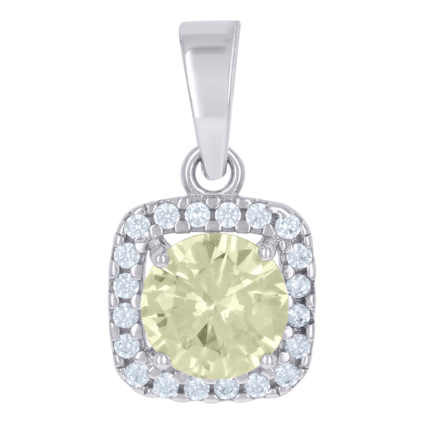 925 Sterling Silver Cz Pendant