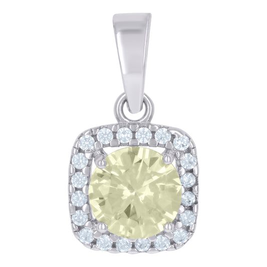 925 Sterling Silver Cz Pendant