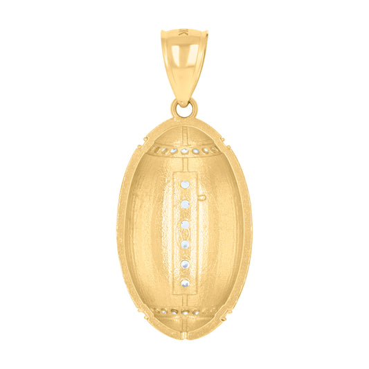 10Kt Gold Cz Pendant
