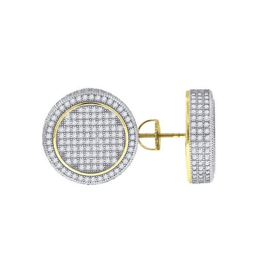 925-Earring Yellow Plating