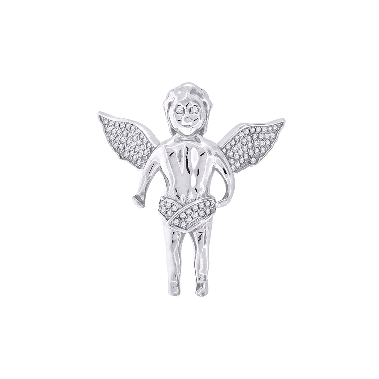 925-Cz Angel Charm