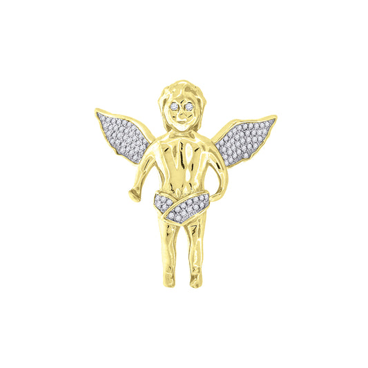 925-Cz Angel Charm