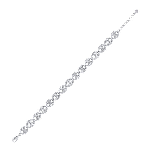 925 Cz Fashion Bracelet