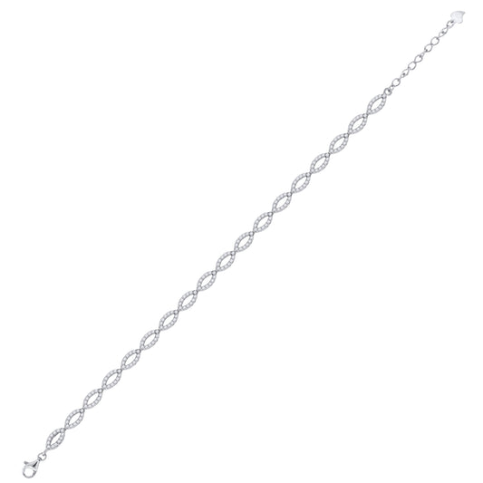 925 Cz Fashion Bracelet