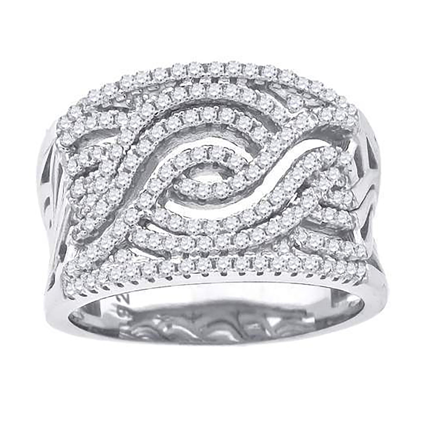 925-Cz Fashion Ring-Sz6