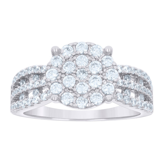 925-Cz Fashion Ring-Sz6