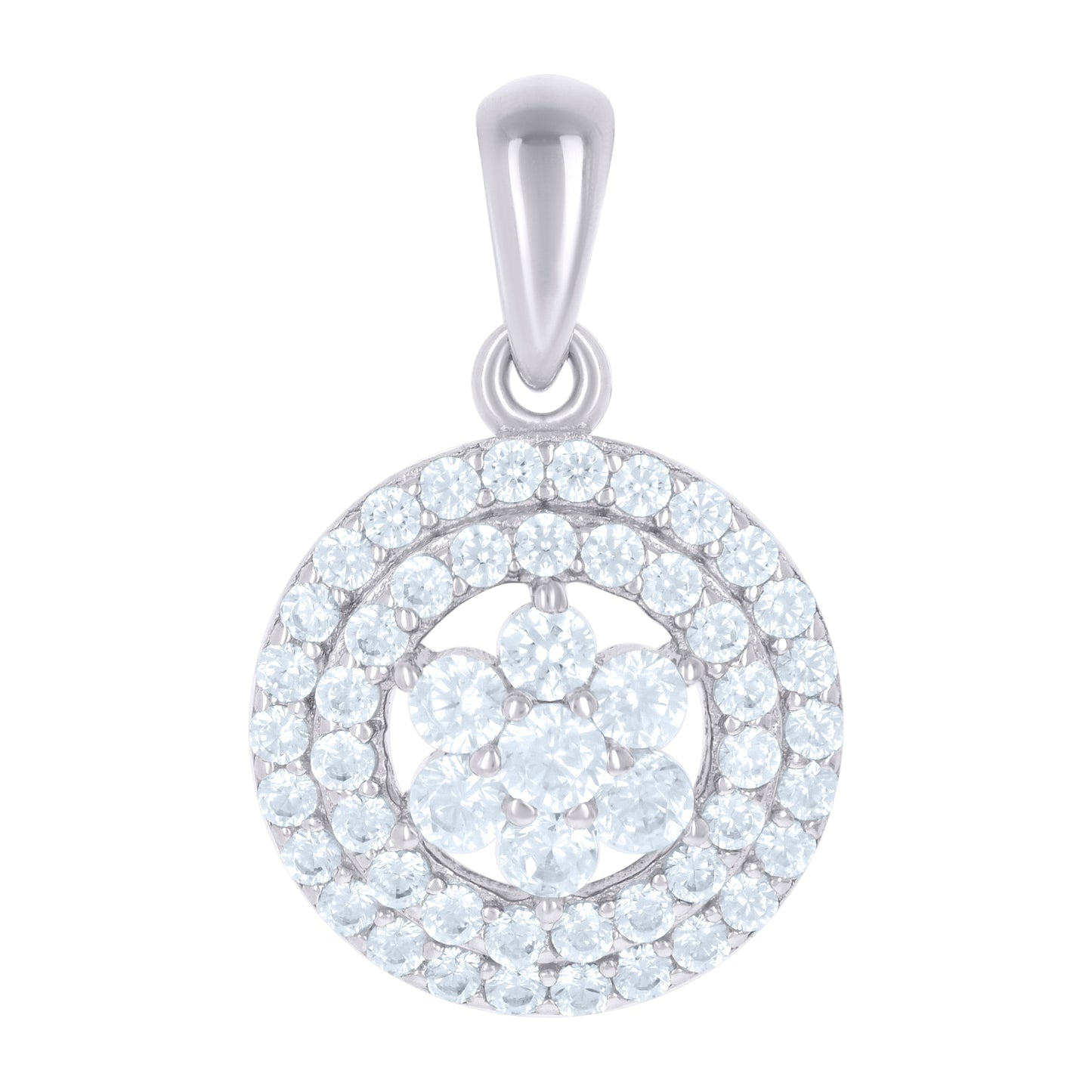 925 Sterling Silver Cz Pendant